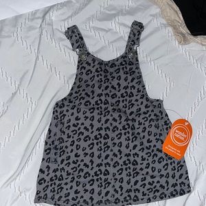 Wonder nation black and grey cheetah dress